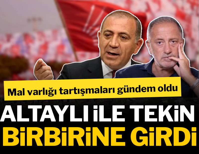 Mal varlığı tartışmaları gündem oldu! Fatih Altaylı ile Gürsel Tekin birbirine girdi