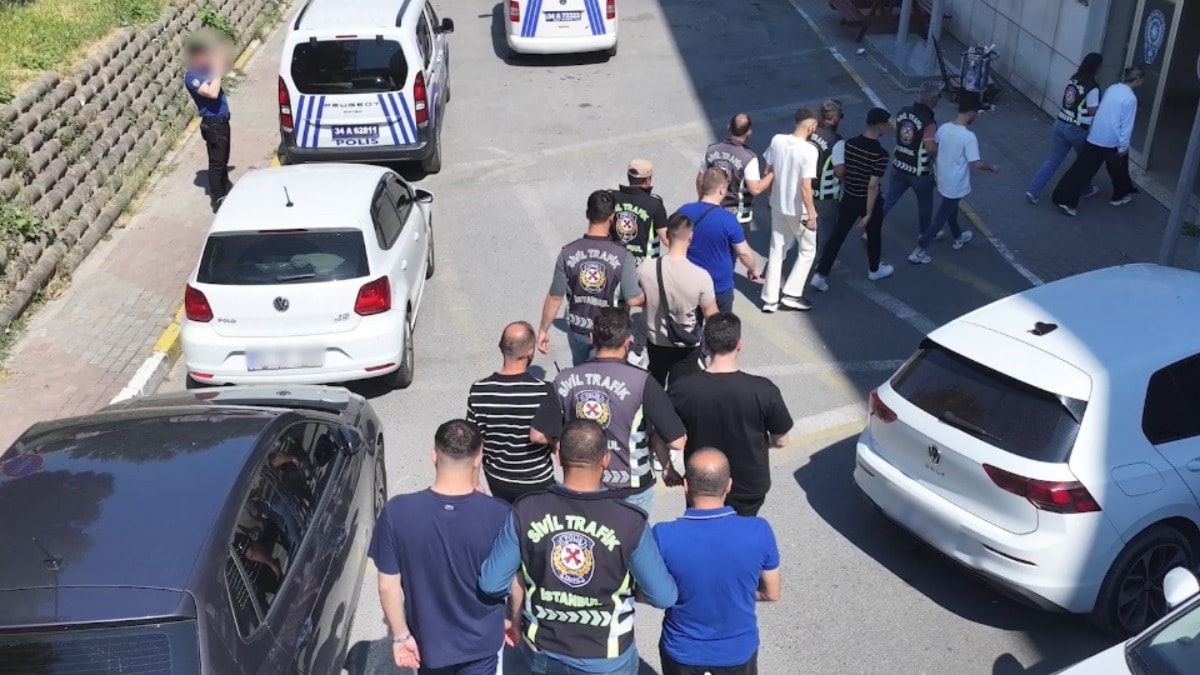 Düğün konvoyunun faturası çok ağır oldu!