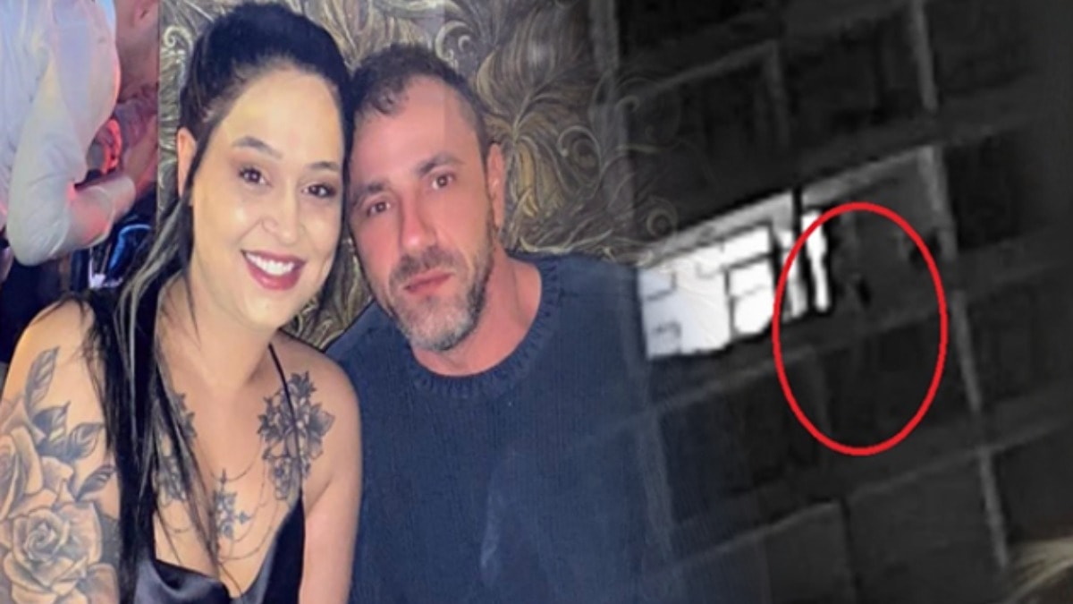 Genç kadın balkonda asılı kalmış: Kan donduran görüntüler ortaya çıktı!