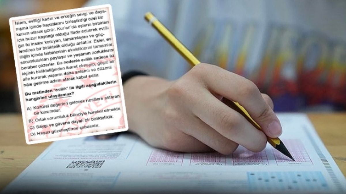 13 yaşındaki çocuklara LGS'de İslam'da evlilik sorusu sordular