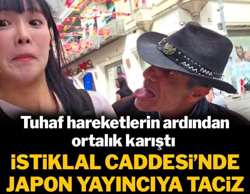 Japon yayıncı İstiklal Caddesi'nde taciz edilince kavga çıktı