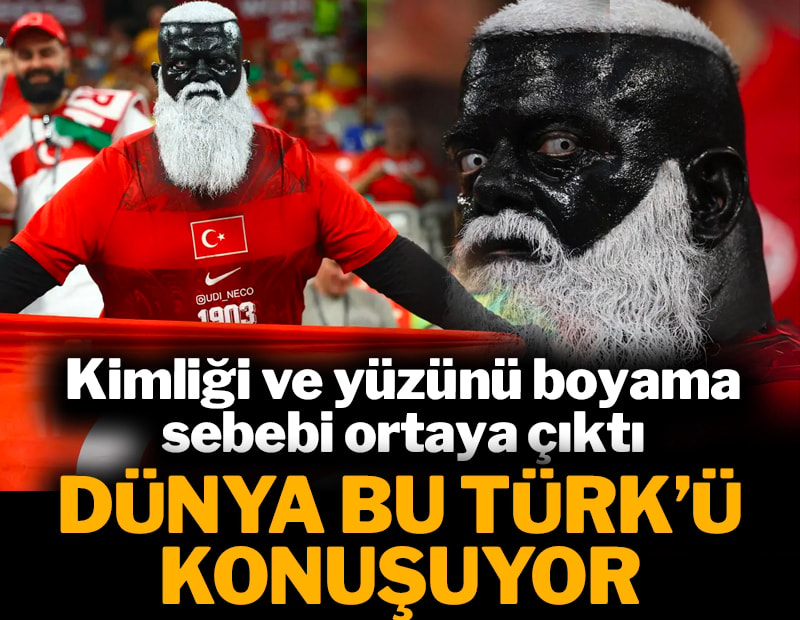 Dünya bu Türk'ü konuşuyor: Kimliği ve yüzünü boyama sebebi ortaya çıktı