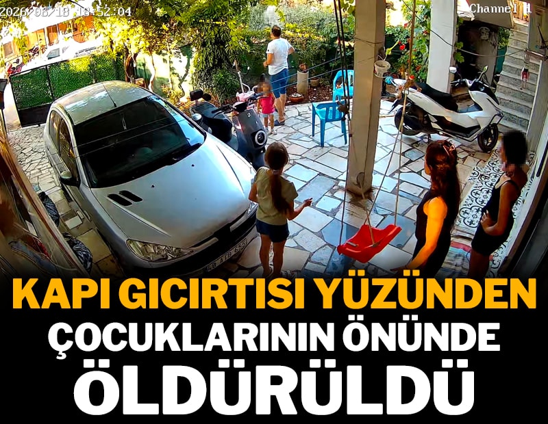 Fethiye'de kapı gıcırtısı cinayetinin görüntüleri ortaya çıktı