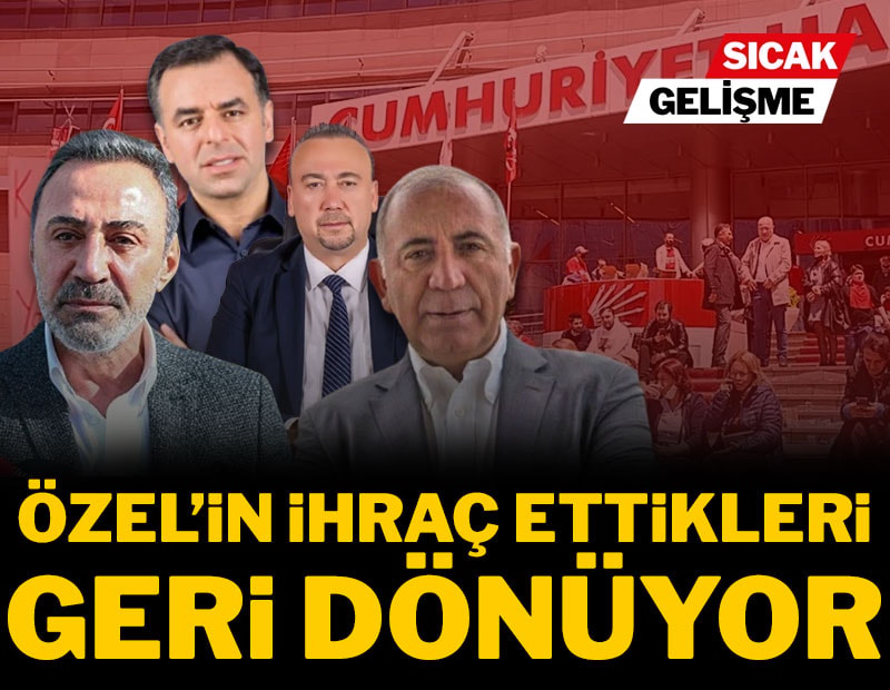 CHP'den ihraçların tamamı iptal edildi