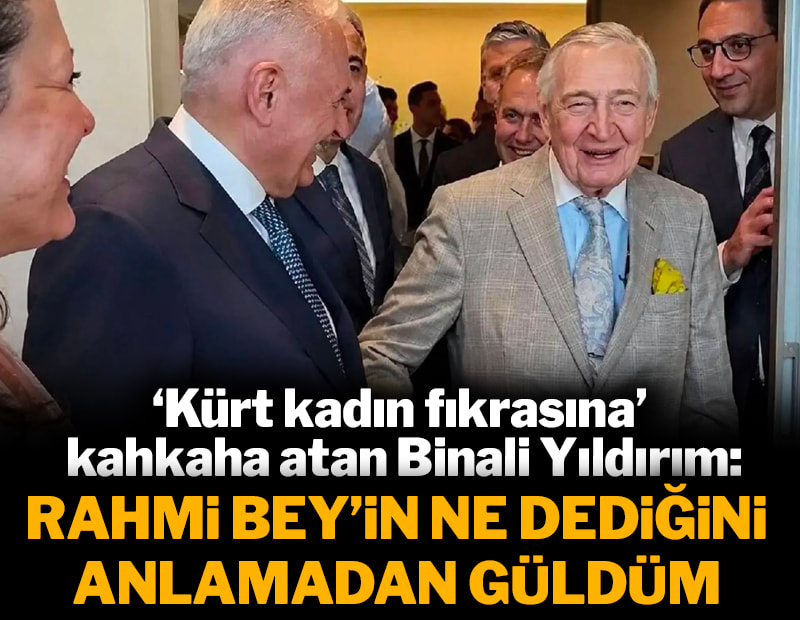 Koç'un 'Kürt kadın fıkrasına' kahkaha atan Binali Yıldırım: Ben fıkrayı anlamadım