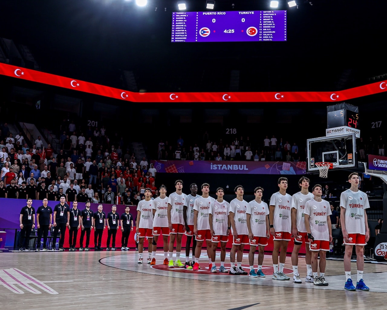 Basketbol U 17 Milli Takımı son 16 turuna yükseldi