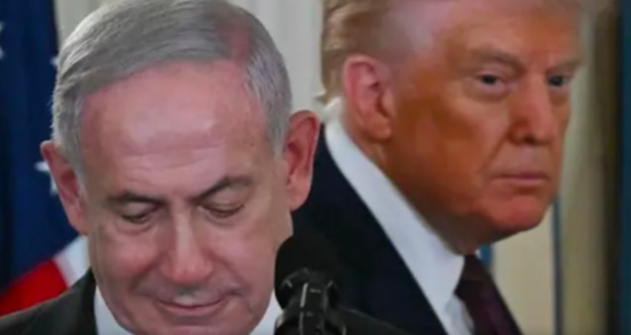 Trump, Netanyahu'yu masadan kaldırıyor