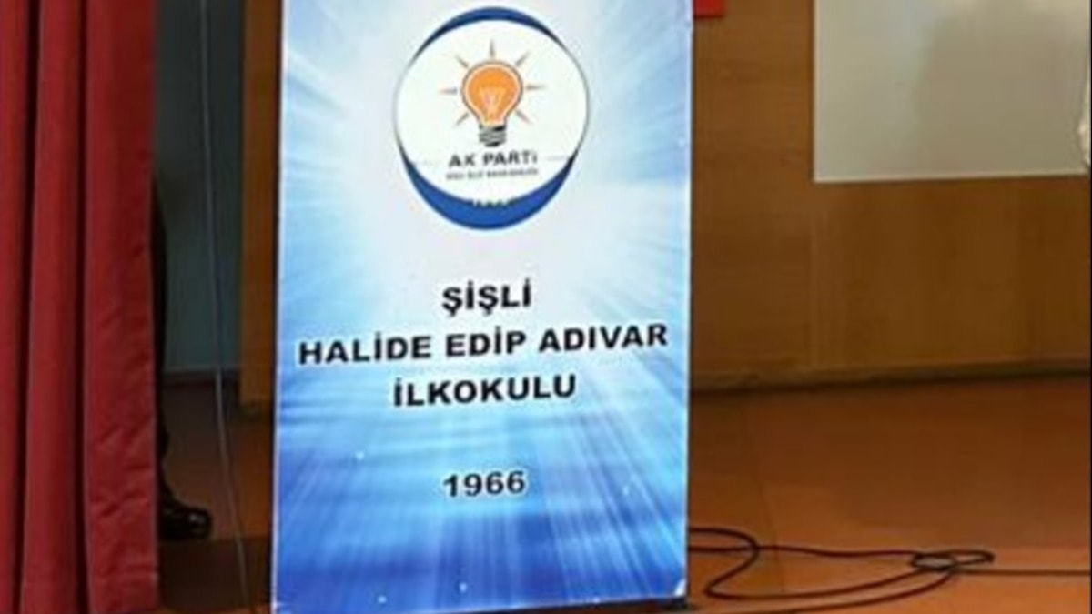 AKP devlet okulunda üye toplantısı yaptı