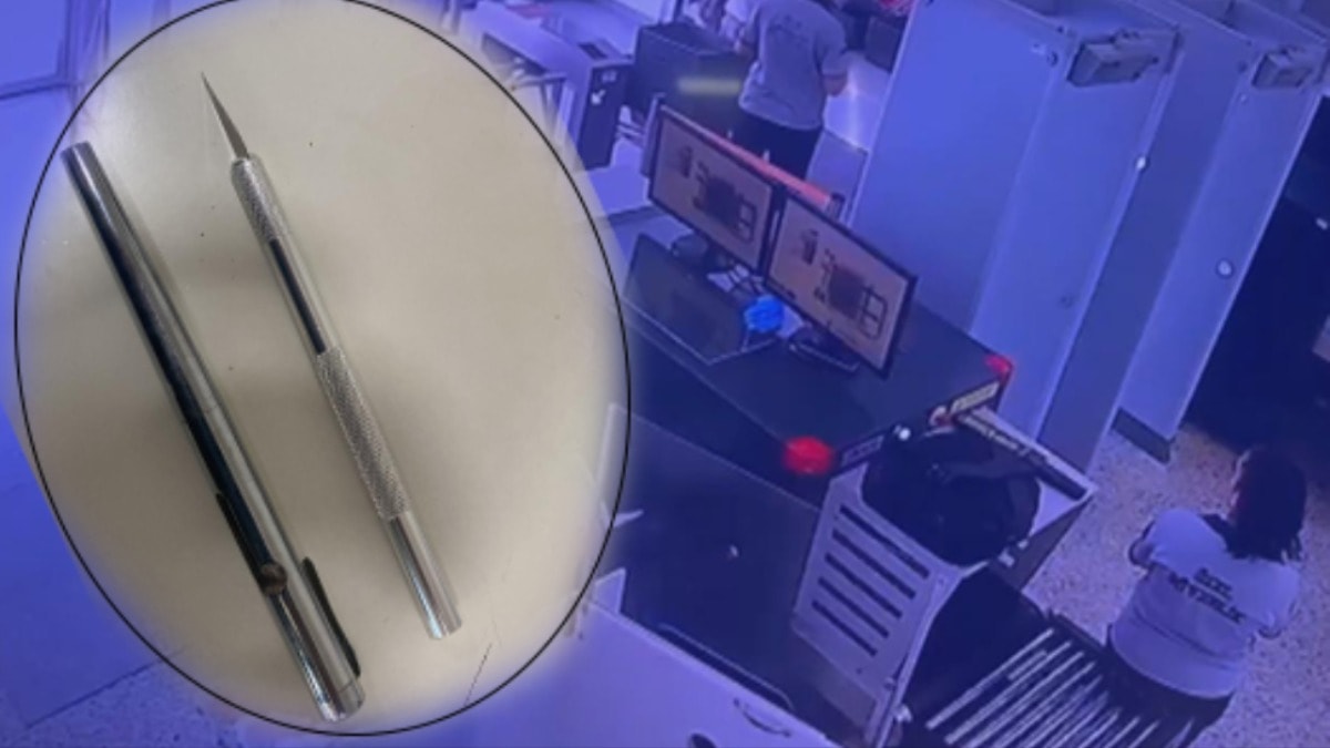Bakırköy Adliyesi'ne kalem görünümlü silahla girmeye çalıştı! Çantasından da cephane çıktı