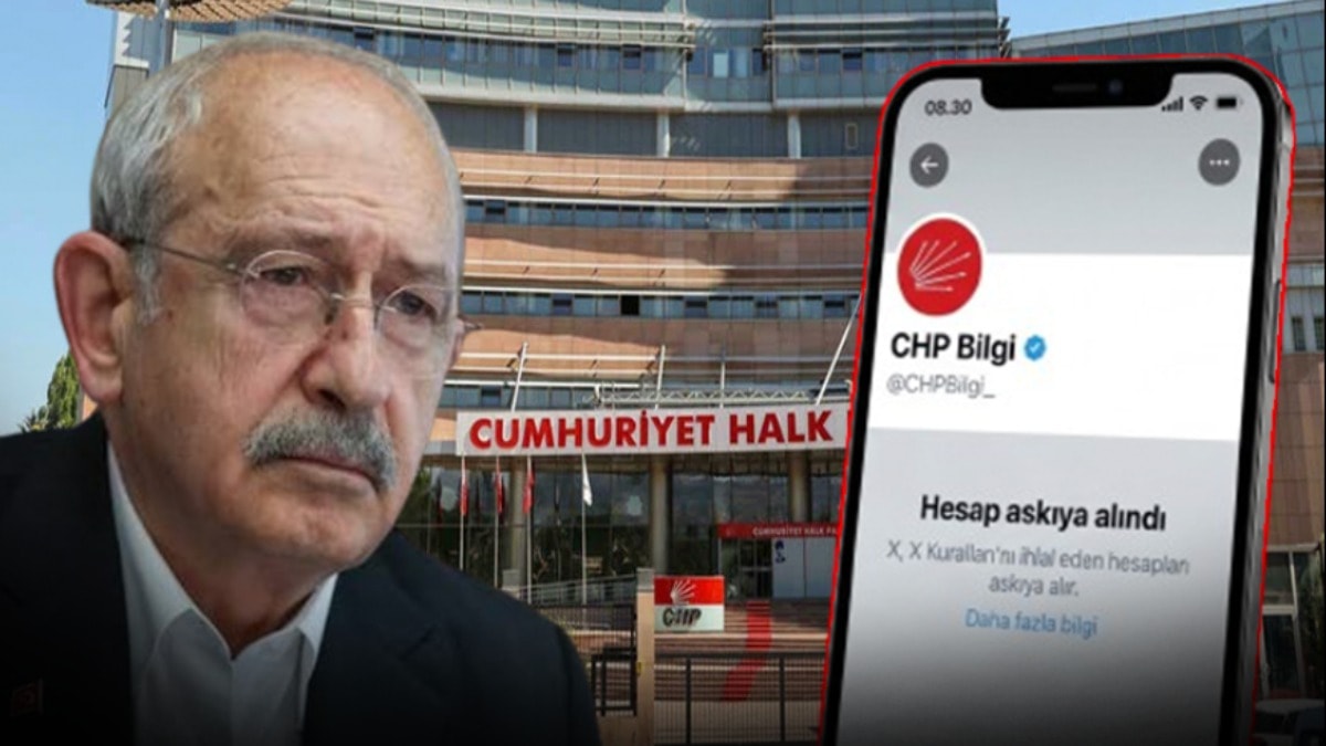 Kılıçdaroğlu yönetiminin açtığı CHP hesabı askıya alındı