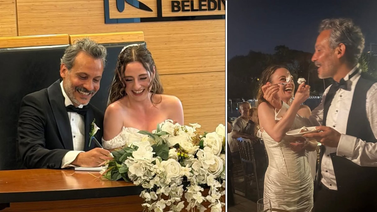 5 yıllık aşkta mutlu son: Nazlı Bulum Doruk Kaya evlendi