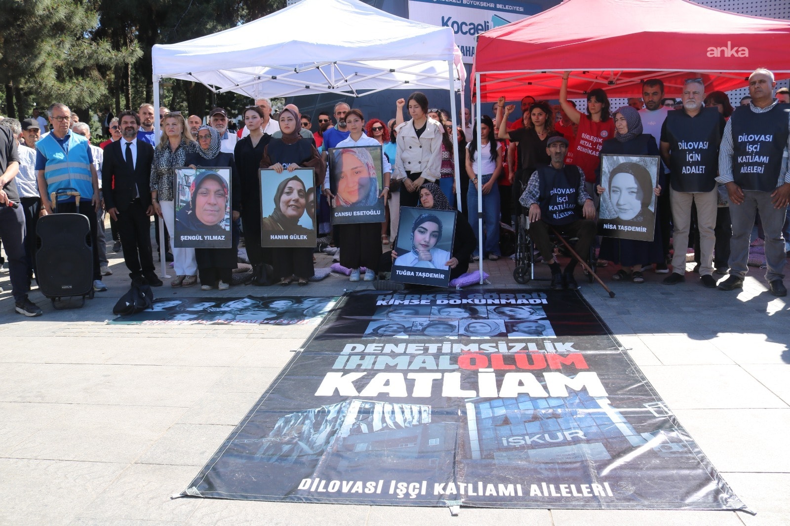 Dilovası’nda Adalet Nöbeti