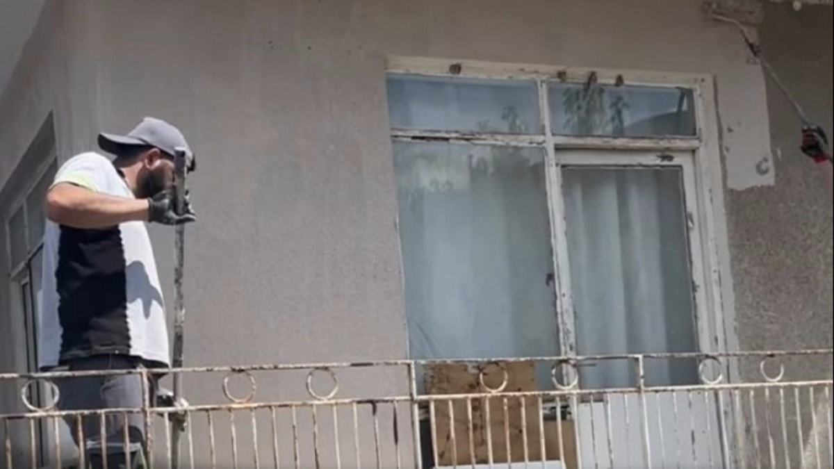 Ankara'ya NATO makyajı! Zirve güzergâhındaki evler bedavaya boyandı!