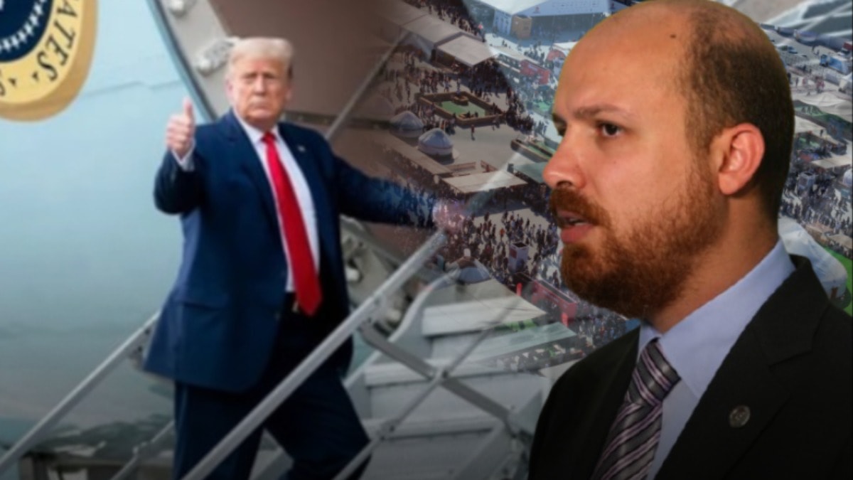 İstanbul'da Bilal'e 'at pisti', Ankara'da Trump'a 'Air Force' jesti