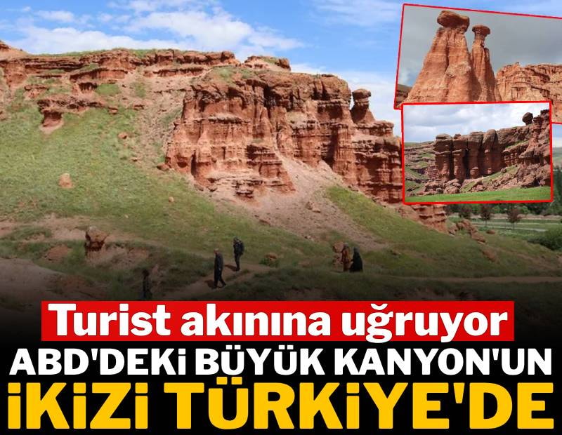 ABD'deki Büyük Kanyon'un ikizi Türkiye'de: Turist akınına uğruyor