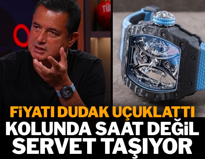 Acun Ilıcalı öyle bir saat taktı ki fiyatını duyanın ağzı açık kalıyor