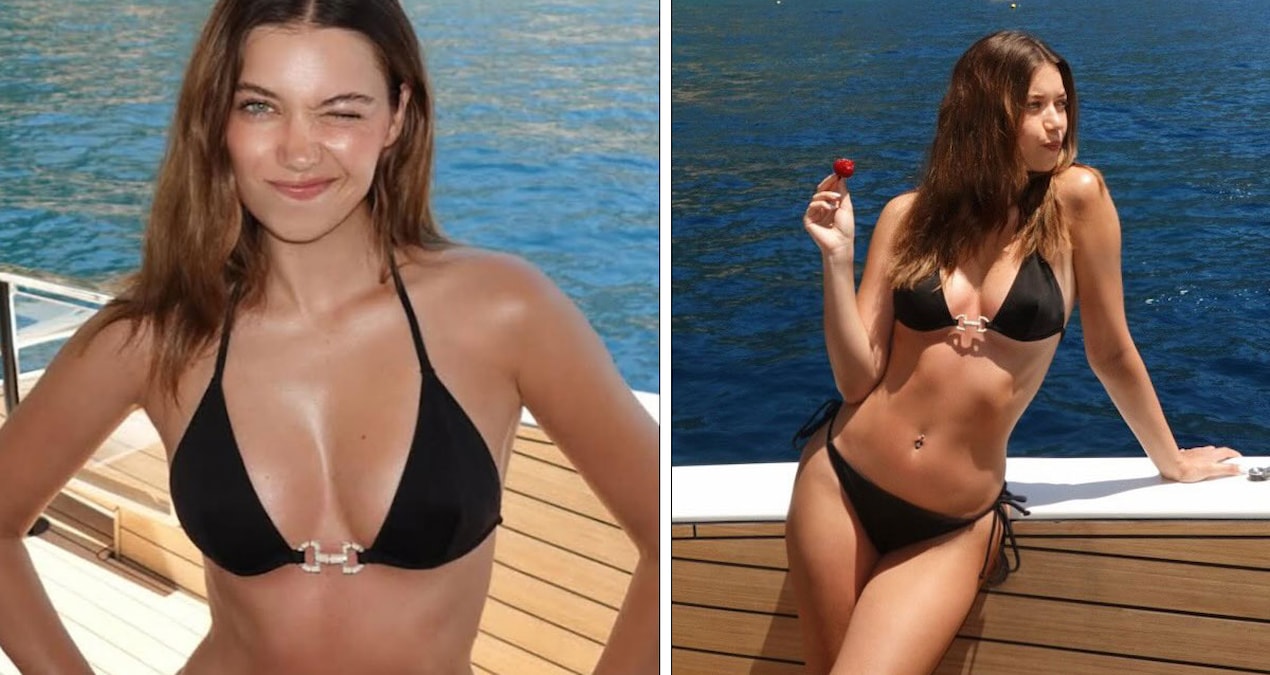 Afra Saraçoğlu'nun tatil pozları gündem oldu! Sezon yorgunluğunu denizde attı