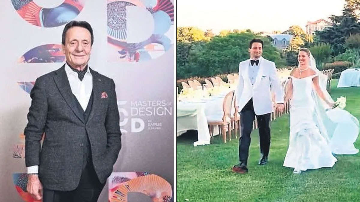 Ünlü iş adamı Ahmet Nazif Zorlu'nun büyük mutluluğu: Torununu evlendirdi