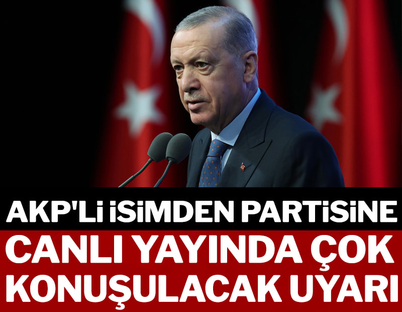 AKP'li isimden partisine canlı yayında çok konuşulacak uyarı!