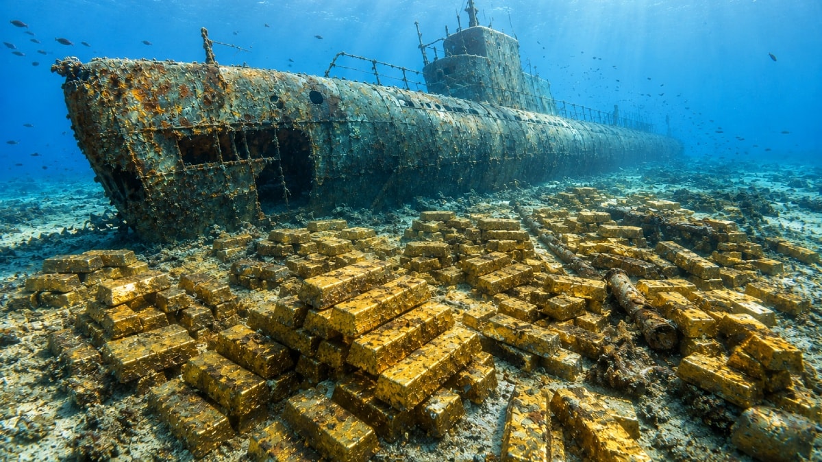 2,2 ton altın 82 yıldır okyanusun dibinde çıkarılmayı bekliyor