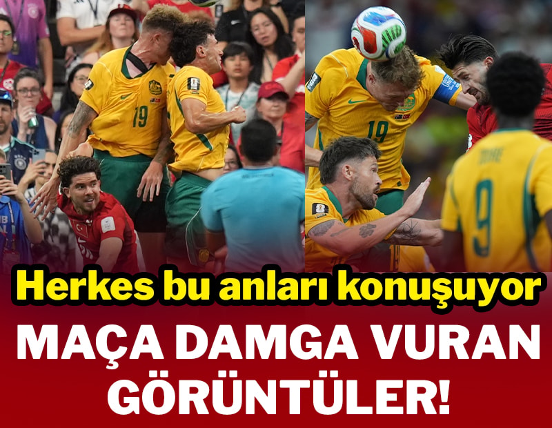 Avustralya-Türkiye maçına damga vurdular! Aralarında kaybolduk