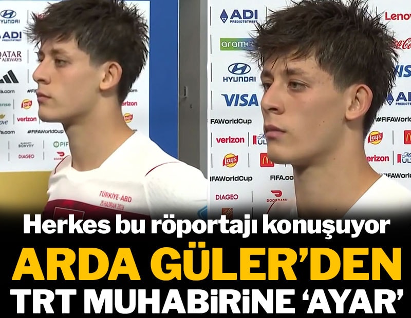 Arda Güler'den TRT muhabirine 'ayar': Herkes bu röportajı konuşuyor