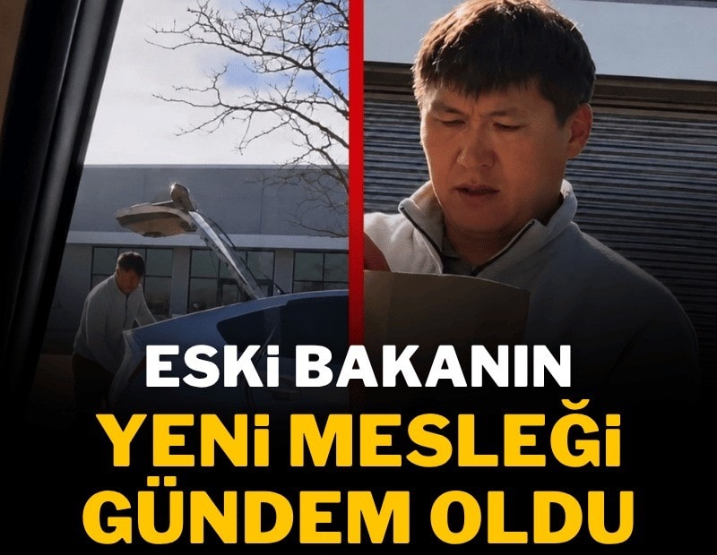 Eski bakanın yeni mesleği gündem oldu: ABD'de paket dağıtırken görüntülendi