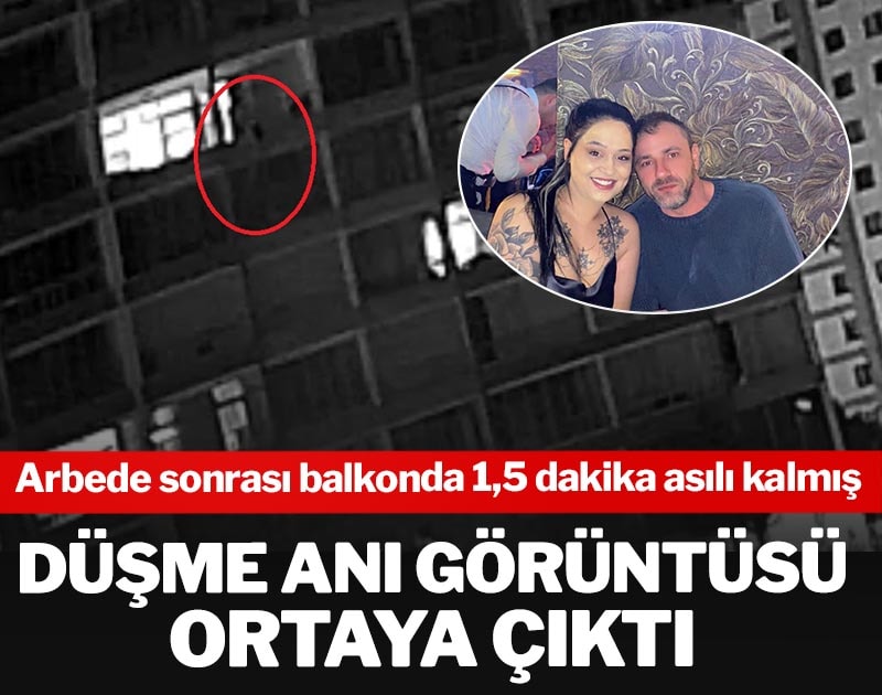 Türkan Biçer’in düşme anı görüntüsü ortaya çıktı