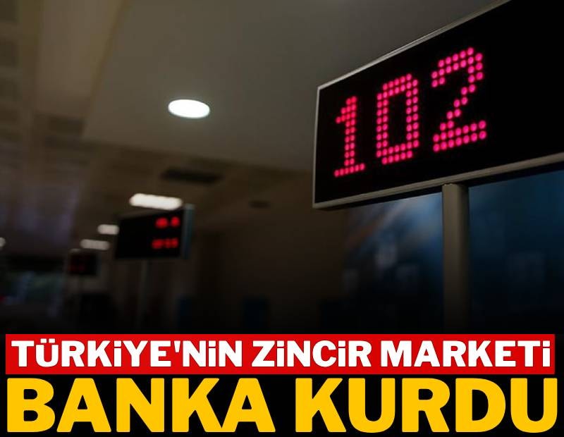 Yeni bankaya izin çıktı. Dev zincir market de ortak