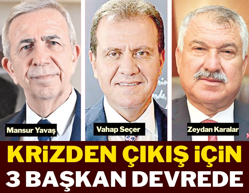 Krizden çıkış için 3 başkan devrede