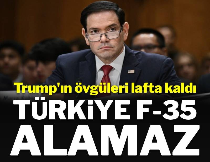 Trump'ın övgüleri lafta kaldı: 'Türkiye F-35 alamaz'