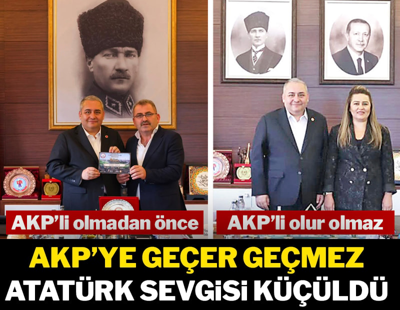 AKP’ye geçer geçmez Atatürk sevgisi küçüldü