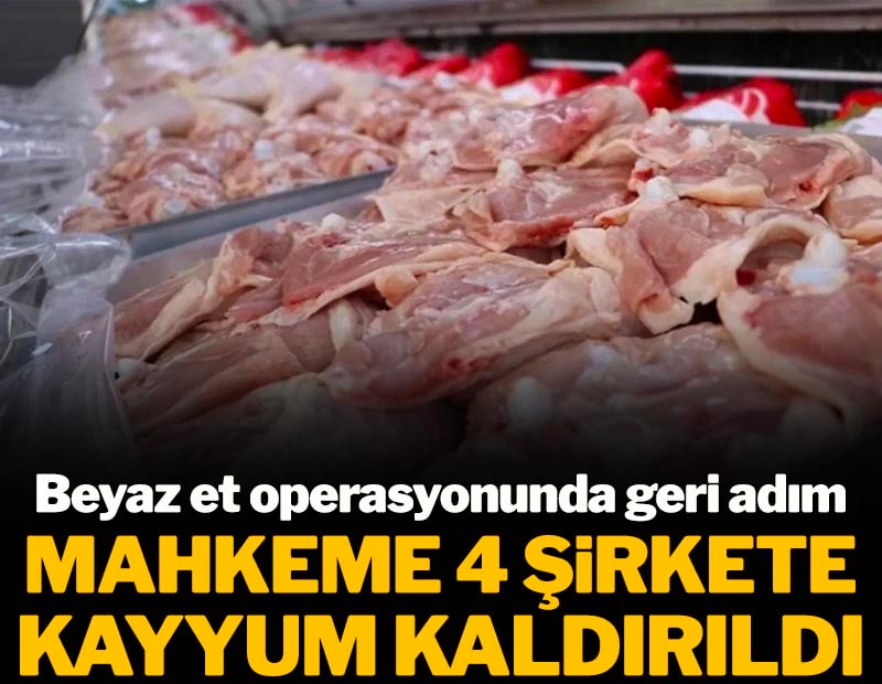 Beyaz et operasyonunda geri adım: Mahkeme 4 şirkete kayyumu kaldırdı