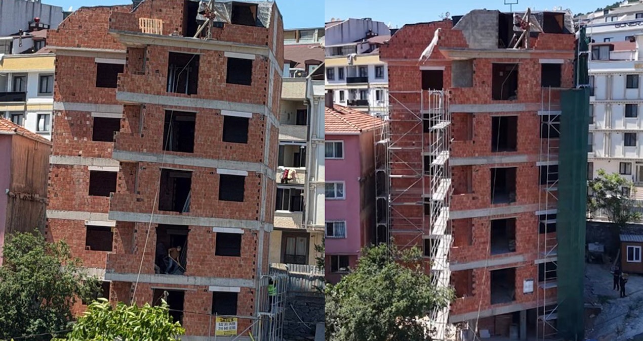 Sosyal medya bu binayı konuşuyor! Belediyeden açıklama geldi