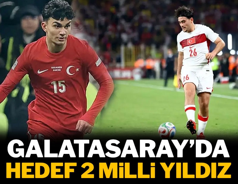 Galatasaray'da hedef iki milli yıldız