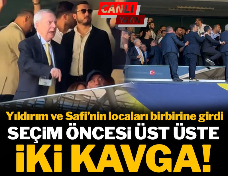 Canlı | Fenerbahçe Genel Kurulu'nda ikinci kavga
