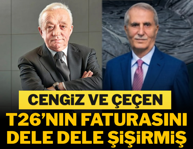 Cengiz ve Çeçen faturayı raydan çıkardı