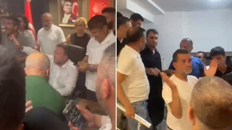 CHP İzmir'de tansiyon yükseldi: Utku Gümrükçü il binasına girdi