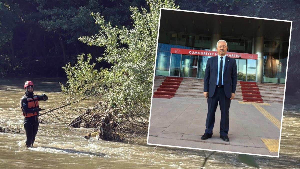 Karabük’te Filyos Çayı’na düşen CHP’li yönetici kayıp