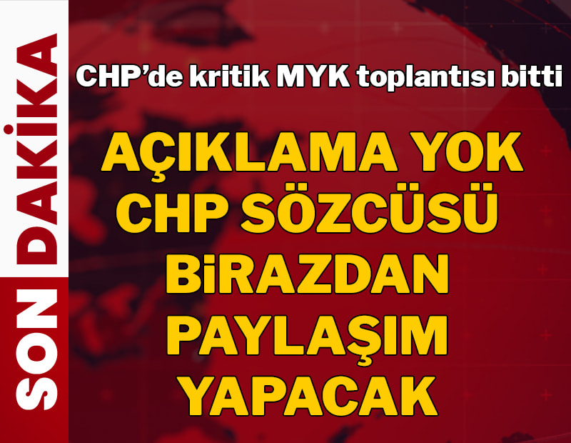 CHP'de ihraç edilecek vekil ve belediye başkanları birazdan açıklanacak