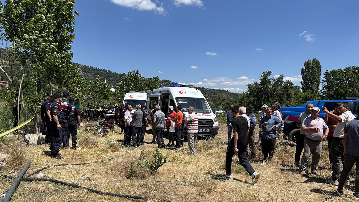 Sulama kanalına düşen çiftçi feci şekilde can verdi