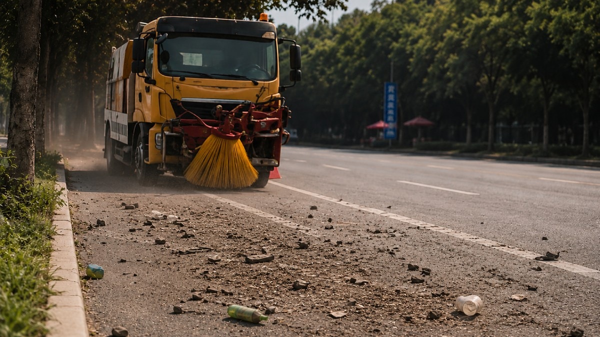Yol temizliğinde ezber bozacak araç: Saatte 80 kilometre hızla yolları pırıl pırıl yapıyor