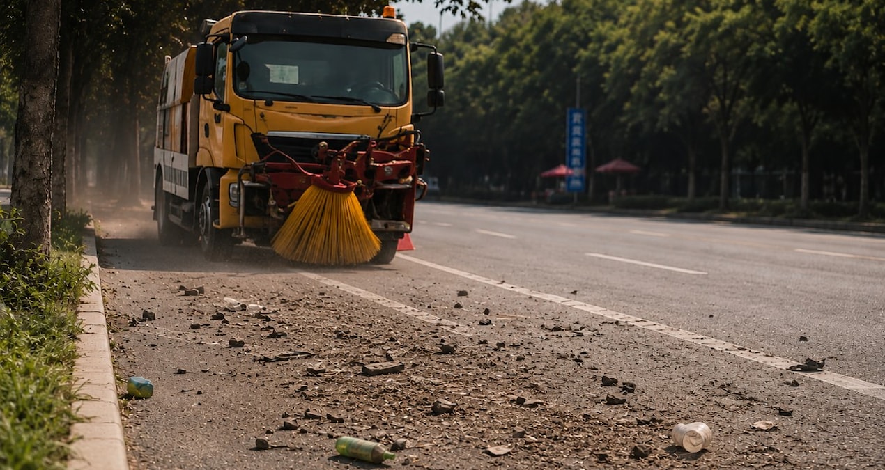 Yol temizliğinde ezber bozacak araç: Saatte 80 kilometre hızla yolları pırıl pırıl yapıyor