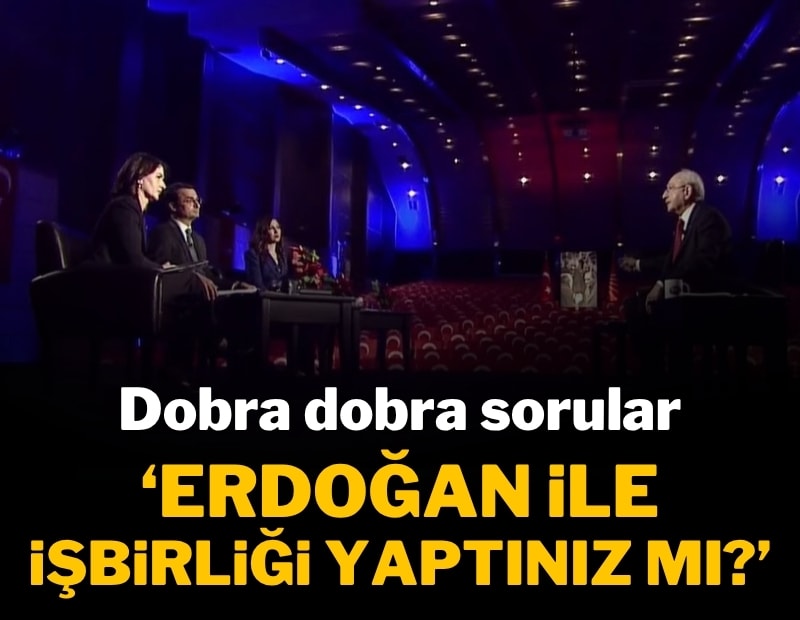 Kemal Kılıçdaroğlu Sözcü TV'de! Gazeteciler dobra dobra soruyor