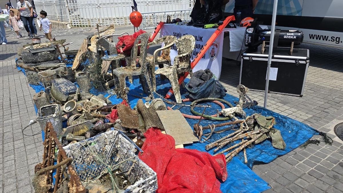 Ağırlığı 2,5 ton: Denizden çıkartılanlar şok etti