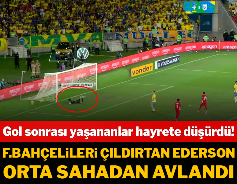 Ederson, orta sahadan gol yedi, yaşananlara hayret etti!