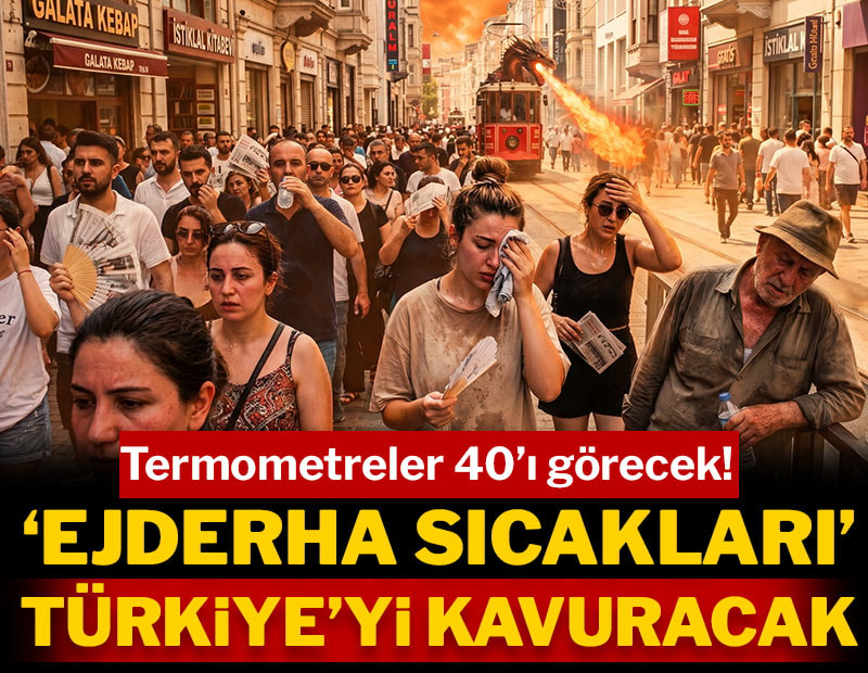 'Ejderha sıcakları' Türkiye'yi kavuracak!