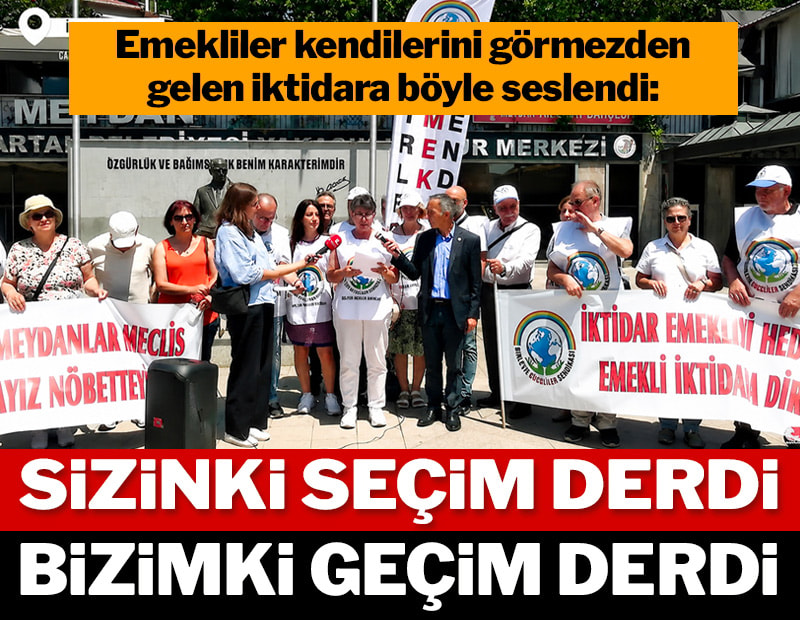 Sizinki seçim derdi bizimki geçim derdi