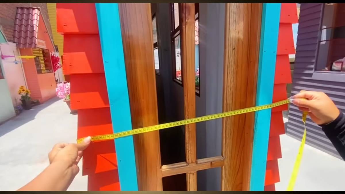 Sadece 63 cm genişliğinde olan ev: Dünyanın en dar evi böyle görünüyor