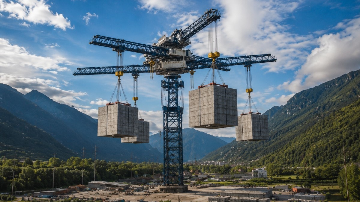 Yüzlerce tonluk beton blokların bir aşağı bir yukarı gitmesinin bir sebebi var